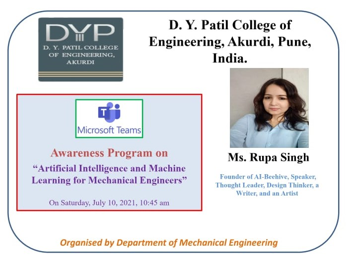 D.Y. Patil Mechanical Engineering awareness program